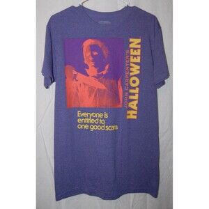 Halloween Everyone is Entitled to A Good Scare John Carpenter T Shirt Size Small